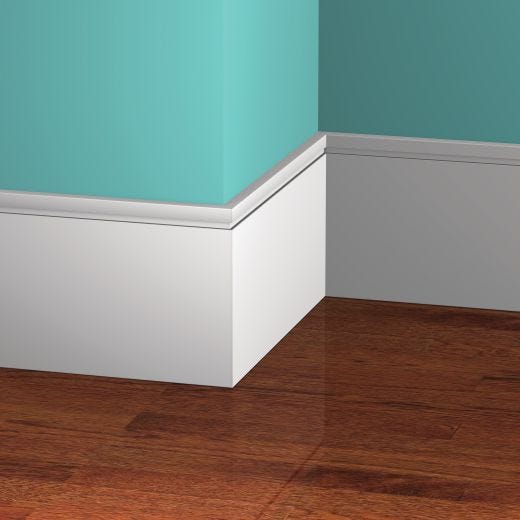 1/2" x 6-1/2" x 12" MDF West End Baseboard Moulding