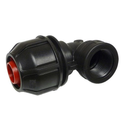 1" PE x 1" FPT Elbow