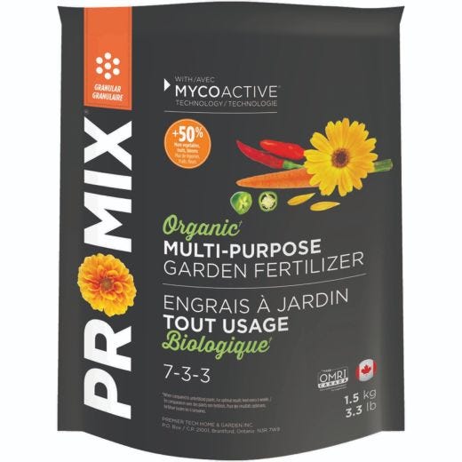 PRO-MIX Organic Multi-Purpose Fertilizer 7-3-3 1.5 kg