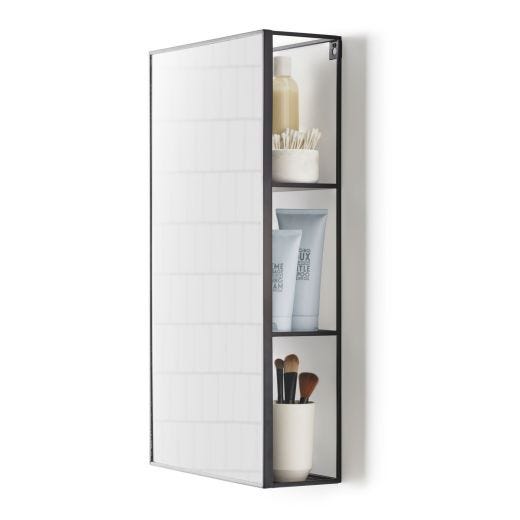 Cubiko Black Mirror and Storage Unit