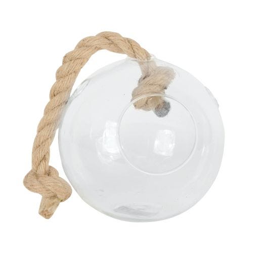 Hanging Glass Medium Sphere 6 x 6"