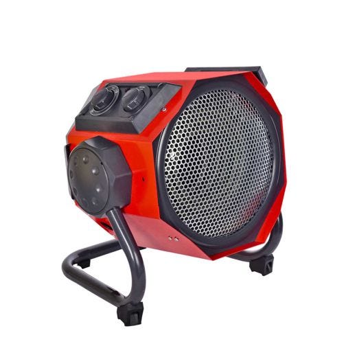 240V/5600W Tilted Heavy Duty Garage Heater With Thermostat