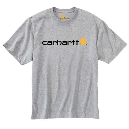 T-Shirt manches courtes à logo signature, moyen, gris