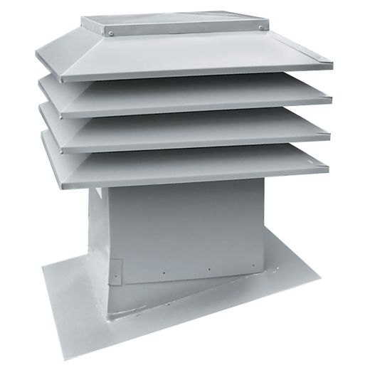Attic Ventilator with Adjustable Flashing