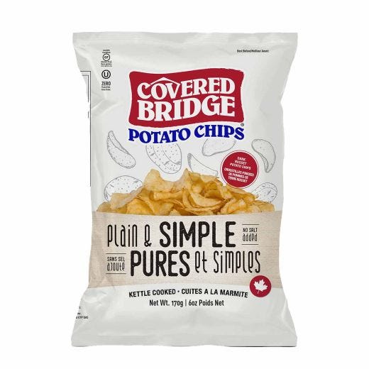 Plain & Simple Potato Chips 170 g