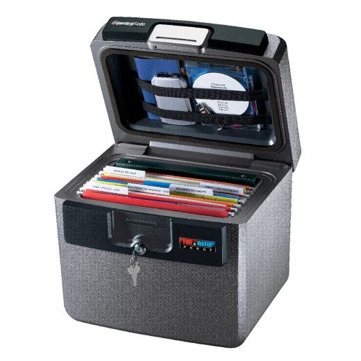 Large Fireproof and Waterproof File Safe