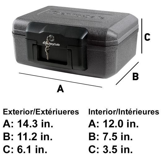 Coffret ignifuge, petit