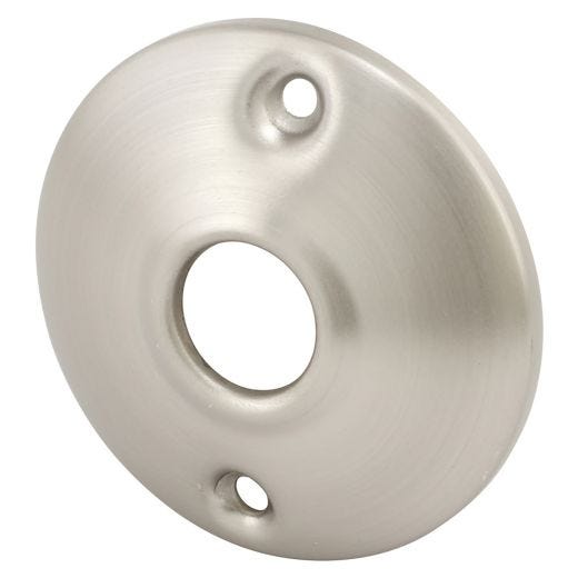 Door Knob Rosettes, 2-1/2", Steel, Satin Nickel Plated