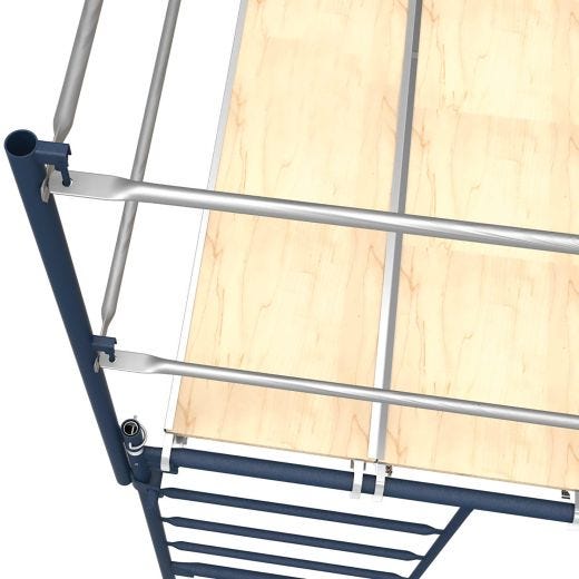 Guard Rail Post with Wedge Clamp Support
