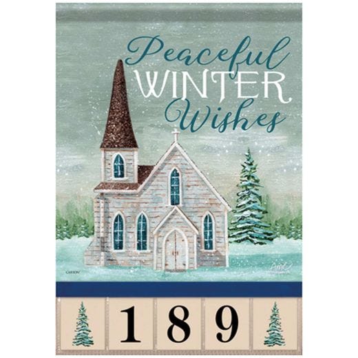 Peaceful Church Address Flag