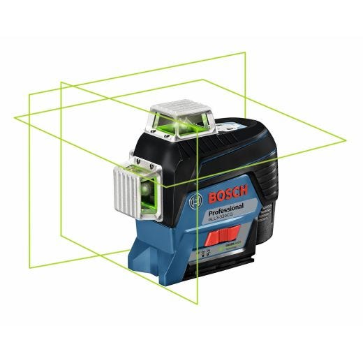 360 Degree Connected Green Beam 3-Plane Line Laser