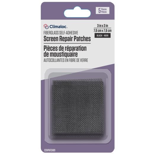 3" x 3" Self-Adhesive Screen Repair Patches-5/Pack