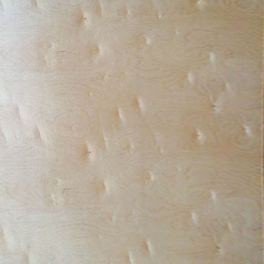 1/4 x 4 x 8 White Birch Plywood Prefinished On One Side