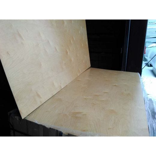 1/4 x 4 x 8 White Birch Plywood Prefinished On One Side