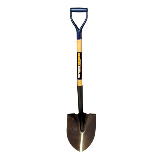 D-Handle Wood Round Shovel