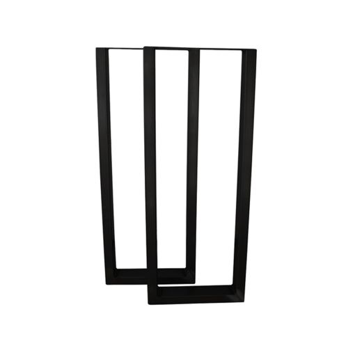 38"H x 15"W Black U Legs-2/Pack