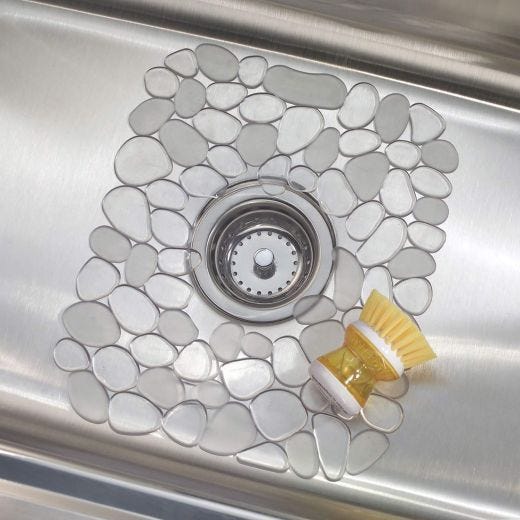 Pebblz Kitchen Sink Protector Mat - Clear