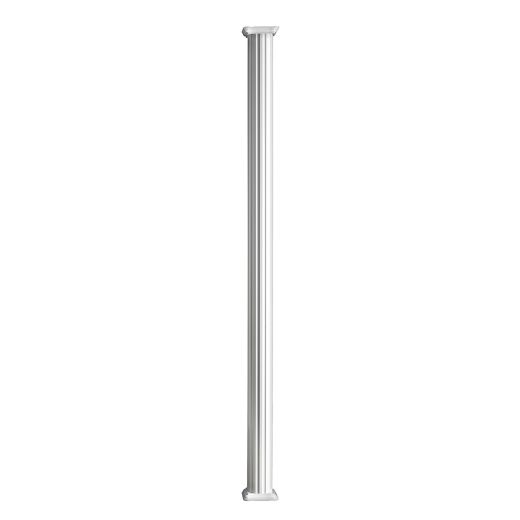 5-1/4" x 10' White Round Aluminum Column