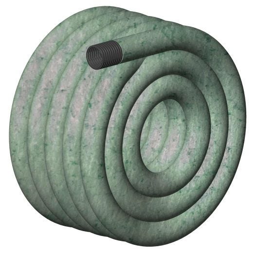 4" Perforated Drain Tile With Sock