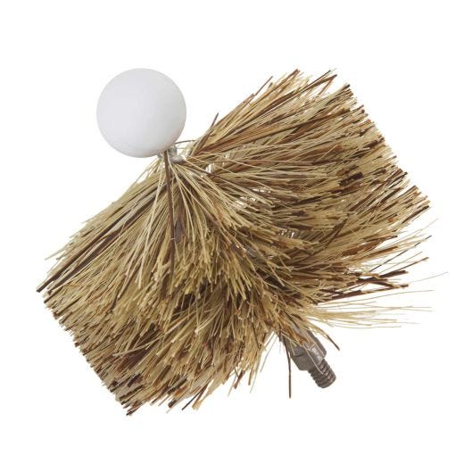 4" Pellet Stove Brush 1/4"-20