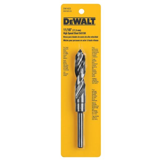 11/16 Inch Black Oxide 3/8 Inch Reduced Shank Bit