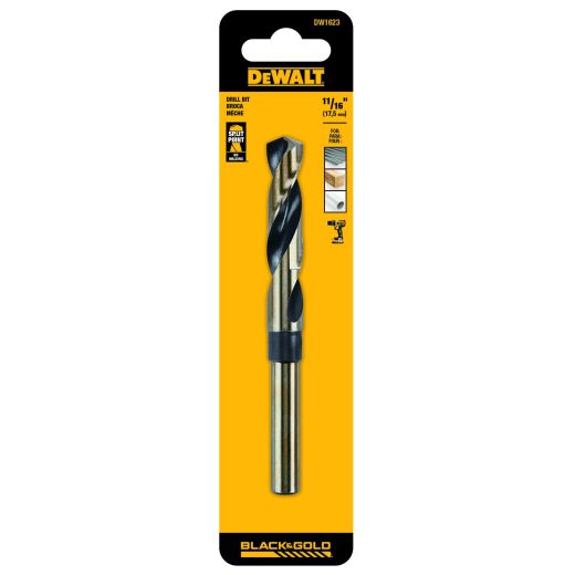 Mèche en oxyde 11/16 po à tige réduite de 3/8 po noir