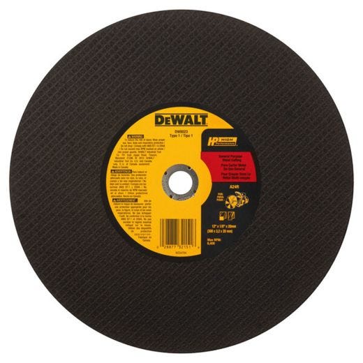 12 Inch x 1/8 Inch Abrasive Metal Cutting Wheel