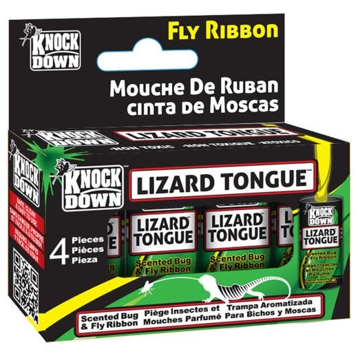 Lizard Tongue Fly Ribbon-4/Pack