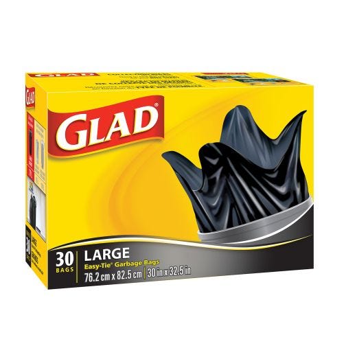 Glad Black Large Garbage Bag