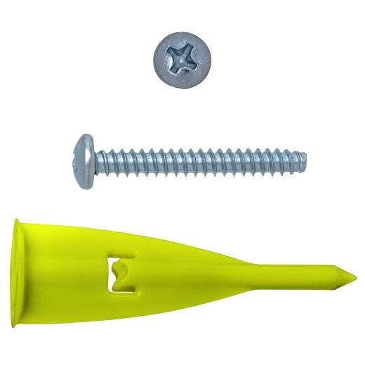 Fixations Wallclaw avec vis, 25/pqt