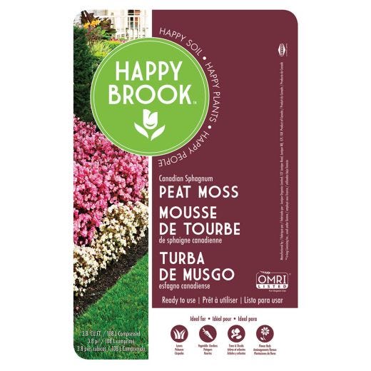 Happybrook 3.0 Cu Ft Peat Bales