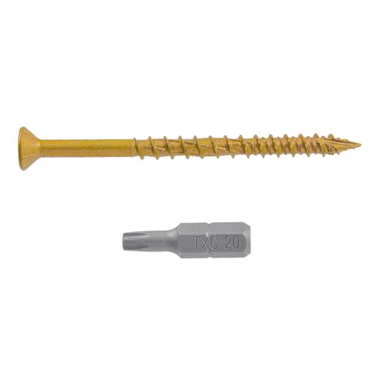 #10 x 2-1/2" One Screw Flat Head Screw-15/Pack