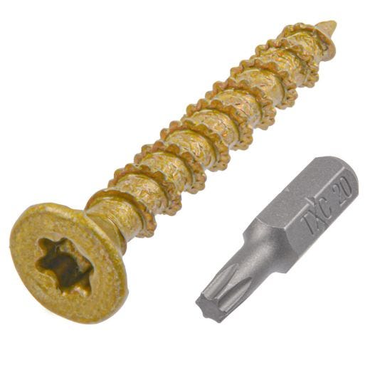 #8 x 1-1/2" One Screw Flat Head Screw-25/Pack
