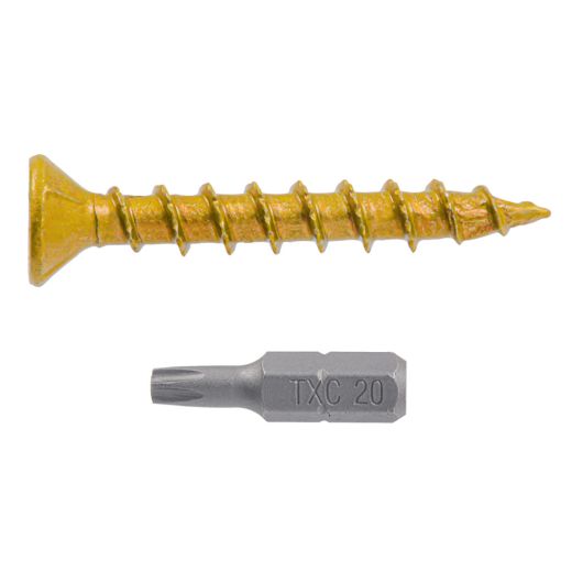 #8 x 1-1/2" One Screw Flat Head Screw-25/Pack