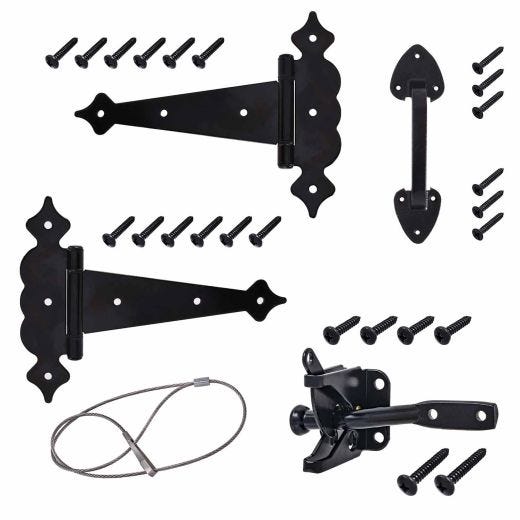 Deluxe 5 Piece Black Gate Kit