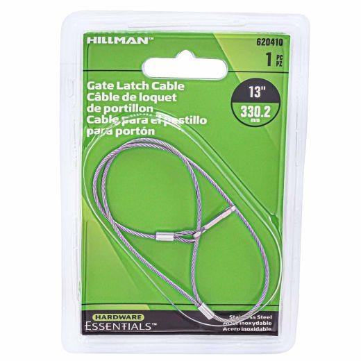 13" Gate Latch Cable Stainless