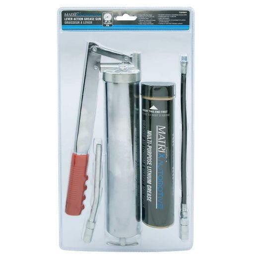 Pistolet graisseur de type levier, trousse
