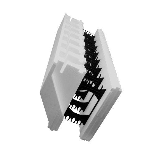 6" Straight Brick Form 5.33 Sq Ft
