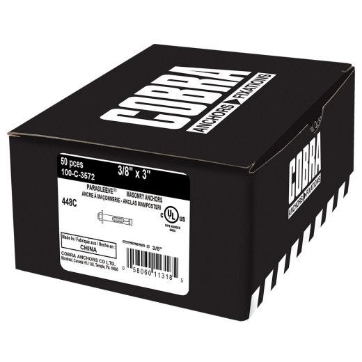 ParaSleeve 3/8-in x 3-in - 50/Pack