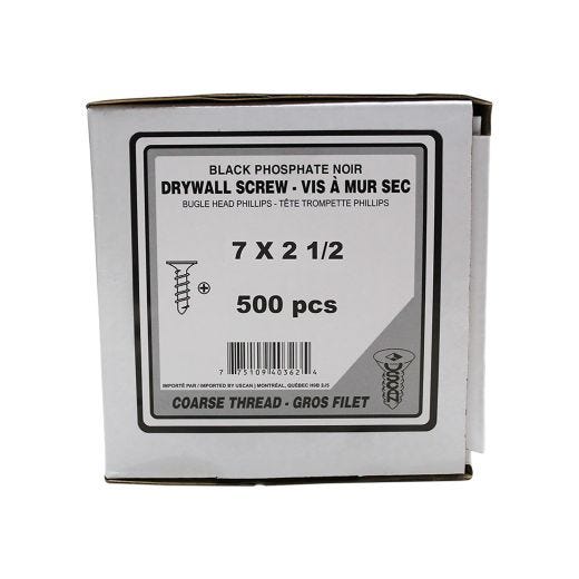 #7 x 2-1/2" Coarse Drywall Screw-500/Pack