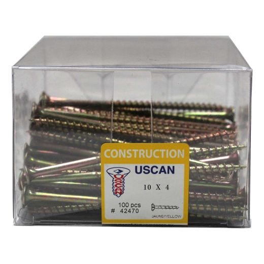 #10 x 4" Multi-Purpose Project Screw-100/Pack