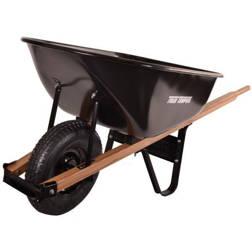 6 Cu Ft Steel Wheelbarrow