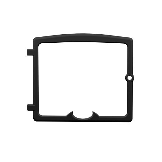 Osburn 5000 Black Cast Iron Door Overlay