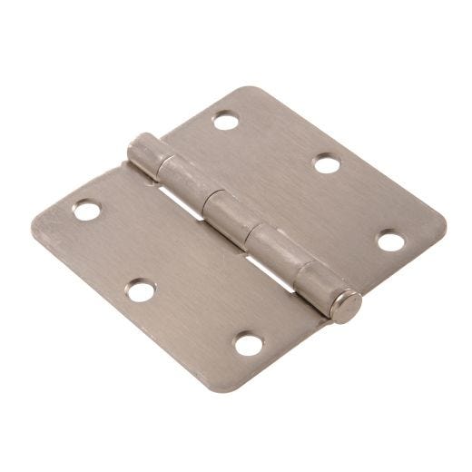 3-1/2" Satin Nickel Full Mortise Door Hinge