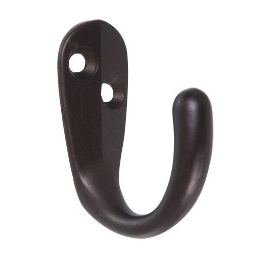 Hardware Essentials Clothes Hooks- Oil Rubbed Bronze