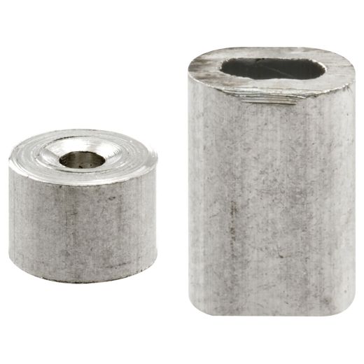 Ferrules & Stops, 1/16" Aluminum