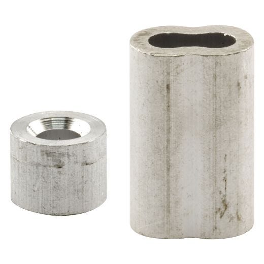 Ferrules & Stops, 3/16" Aluminum