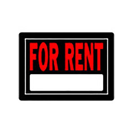 For Rent Sign 10x14 Aluminum