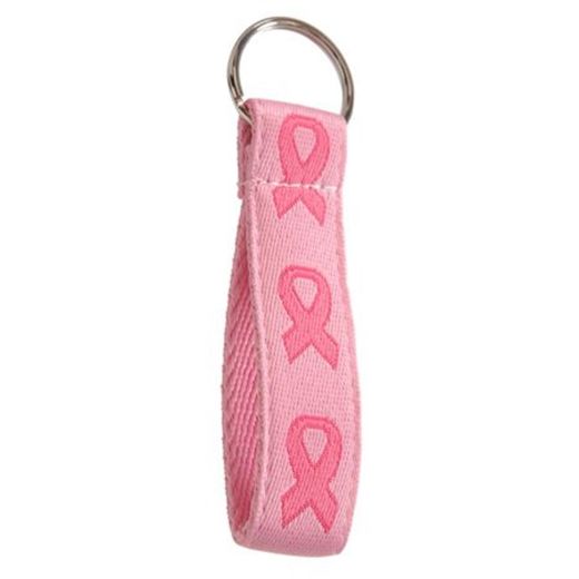 Breast Cancer Awareness Cloth Key Chain