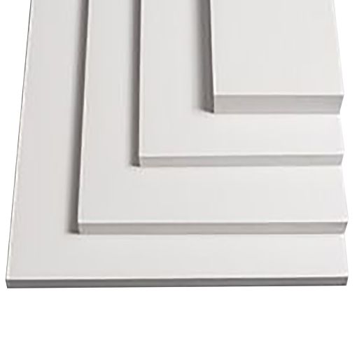 3/8" x 4' x 8' Smooth PVC Trim